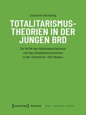 cover image of Totalitarismustheorien in der jungen BRD
